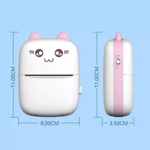 Mini impresora Gato portátil