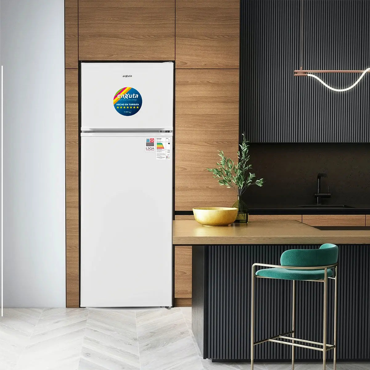 Refrigerador Enxuta Frio Humedo 213 Lts Renx14-215fhw