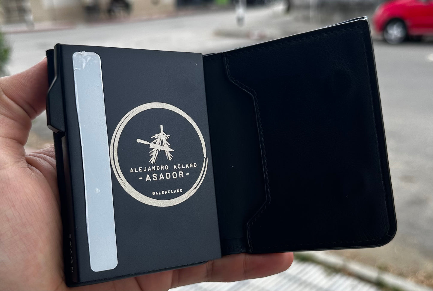 Billetera NOVAS RFID CON PERSONALIZACIÓN