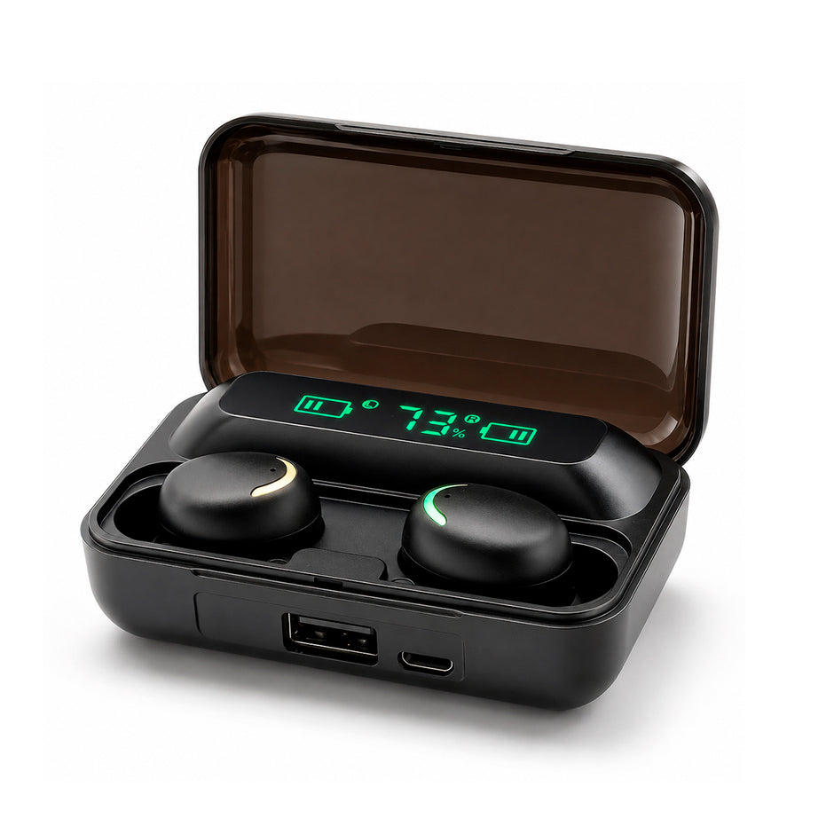 AURICULAR INALAMBRICO TWS  F9-5 CASE CON POWERBANK