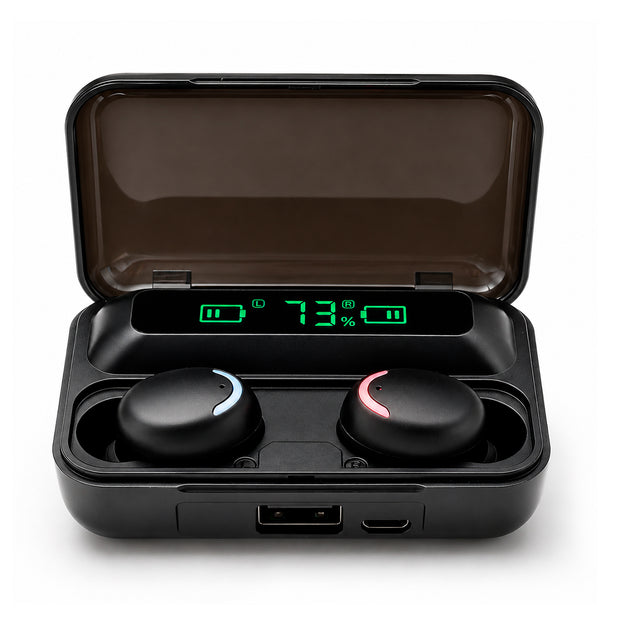 AURICULAR INALAMBRICO TWS  F9-5 CASE CON POWERBANK