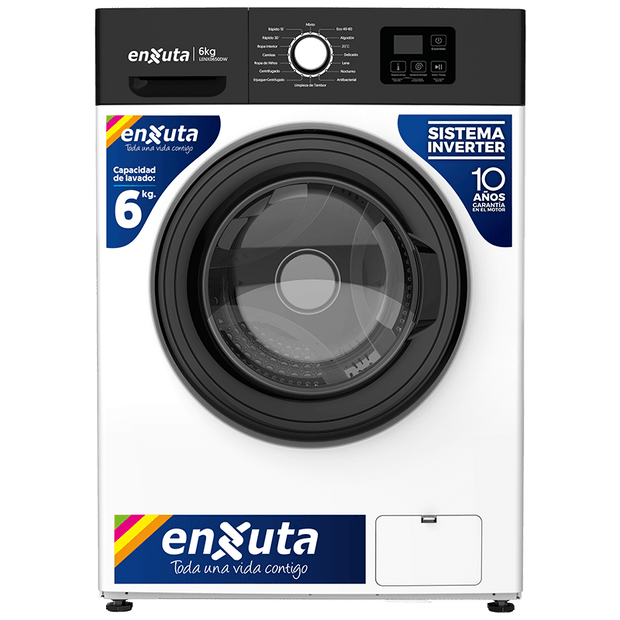 Lavarropas Carga Frontal Inverter LENX0650DW Enxuta