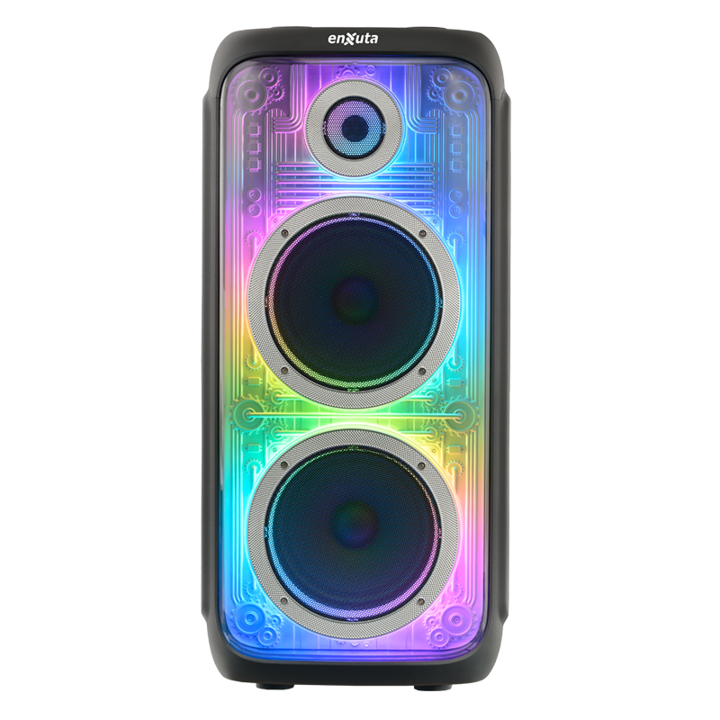 Party Box Portátil ENXUTA PBENX2982100 1000W BT Con Luz LED