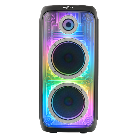 Party Box Portátil ENXUTA PBENX2982100 1000W BT Con Luz LED
