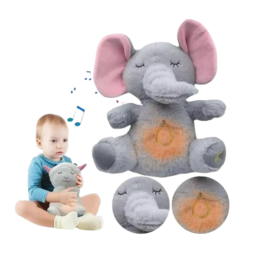 Elefante que respira , luz y sonido