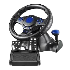 Volante y pedalera para ps4 y pc GT-V7