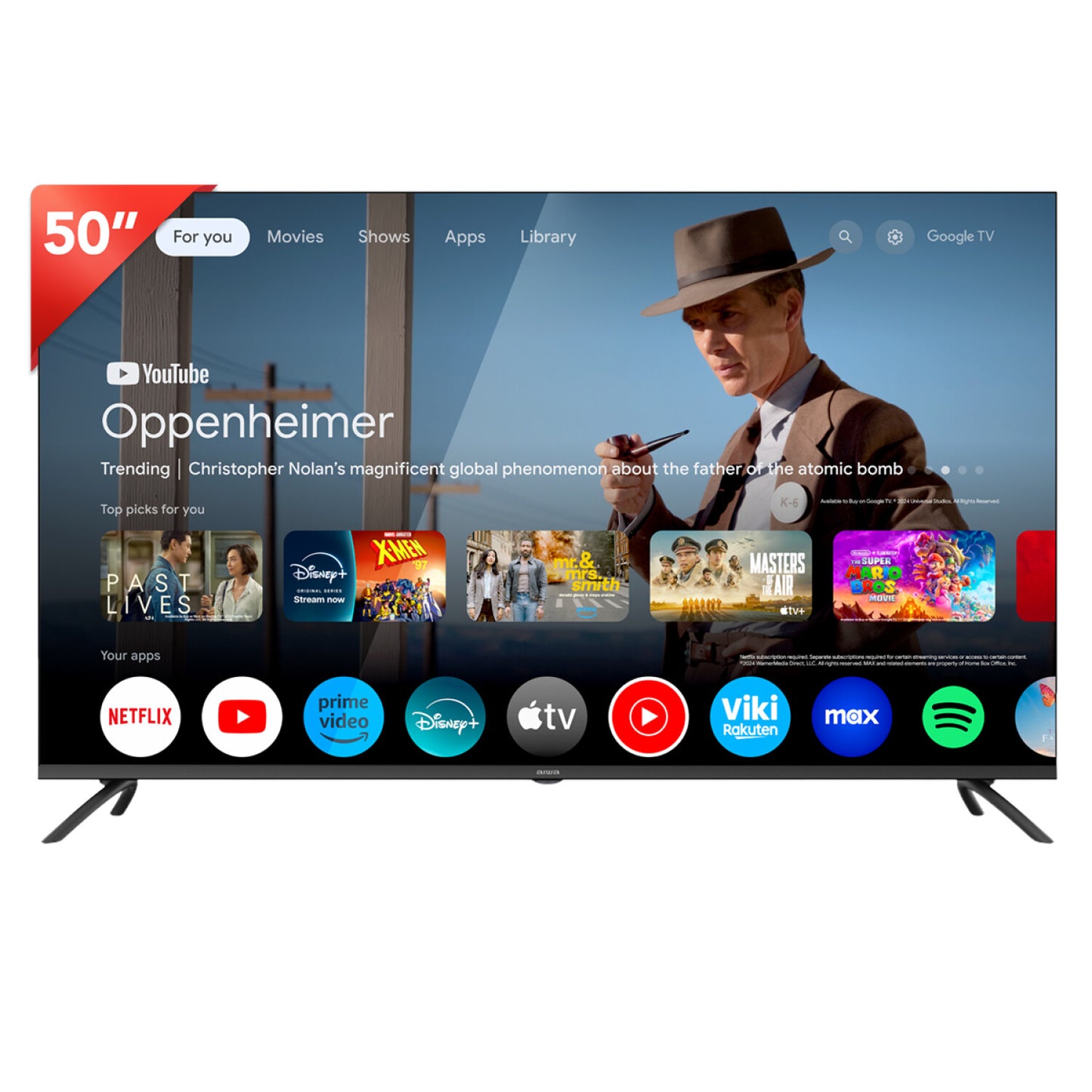 Smart tv 50" 4K AIWA Ultra HD 4K